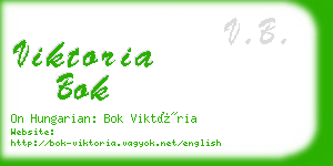 viktoria bok business card